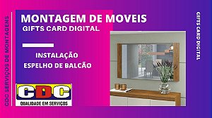 Montagem e Instalação de  Espelho de Balcão Buffet